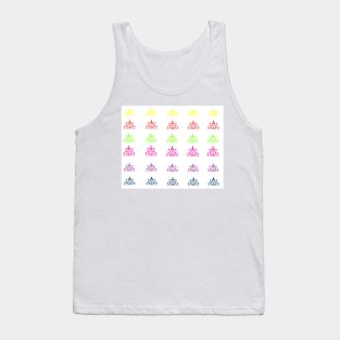 Colorful Damask Tank Top